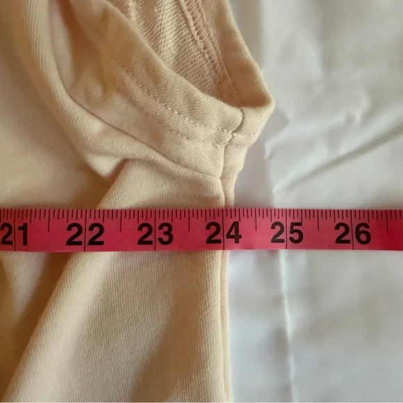 Anthropologie By Anthropologie Embroidered Côte d'Azur Top Sweatshirt Pink XL - Picture 10 of 12